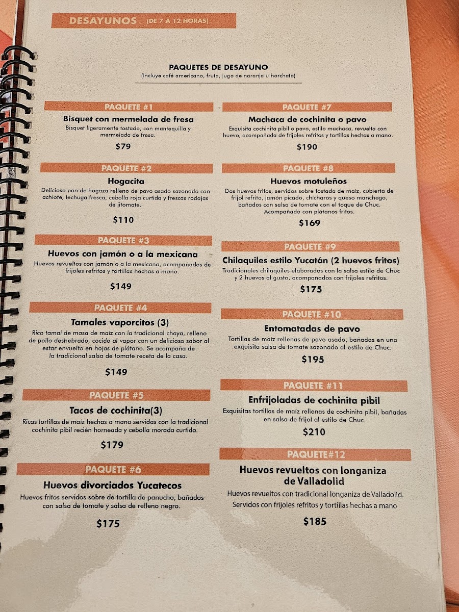 Maya Chuc. Menu - Image 4